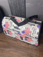 Складна сумка-переноска для тварин, принт газета та прапор купити