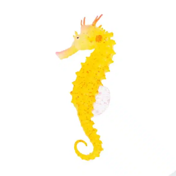 Штучний морський коник для акваріуму, жовтий купити