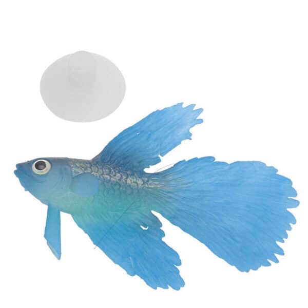 Штучна рибка півник для акваріуму, синя купити