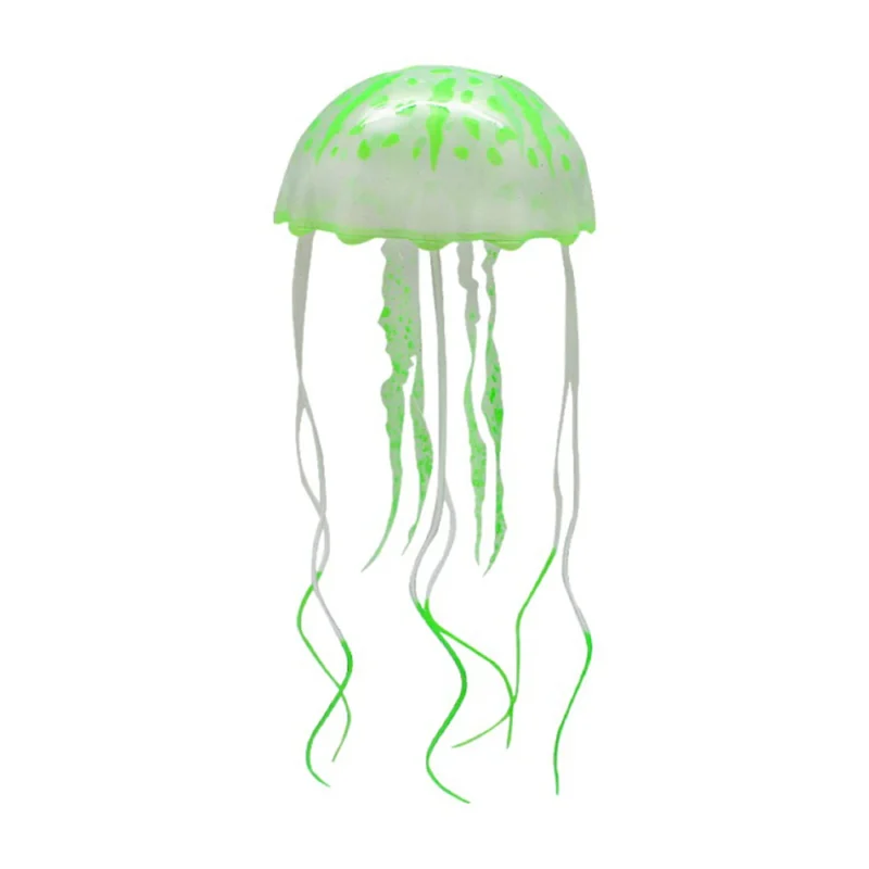Медуза штучна в акваріум велика 10 см, зелена купити Дніпро