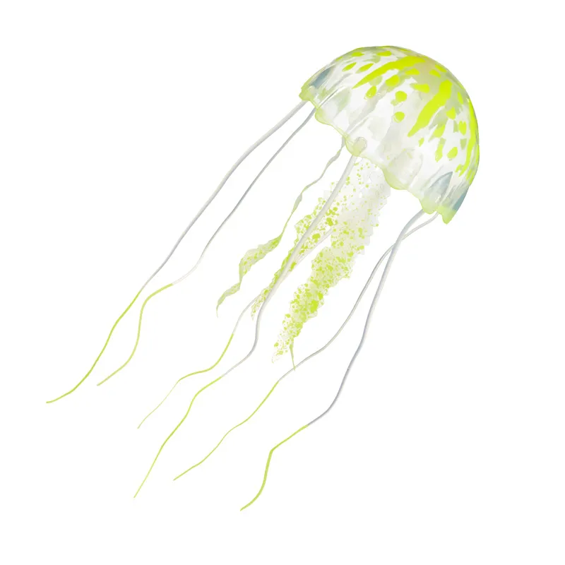 Медуза для акваріума маленька 5 см, жовта купити Дніпро