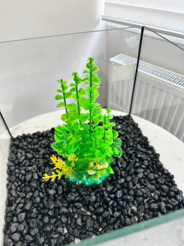 Рослина штучна у акваріум, зелений кущ великий 26 см купити Дніпро