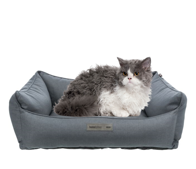 Лежак-ліжко для кота та собаки з подушкою Trixie 60 см сіре купити Дніпро