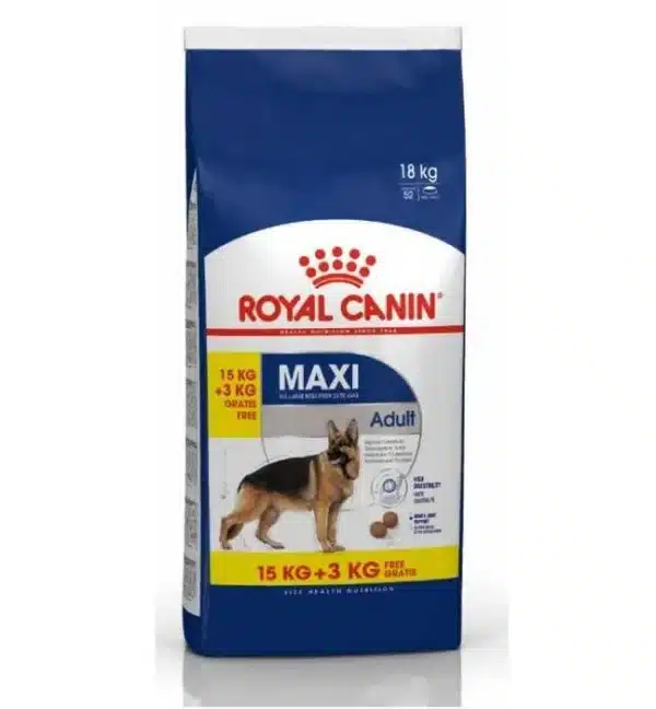 Royal Canin Maxi Adult сухий корм 15+3 кг, Акція!