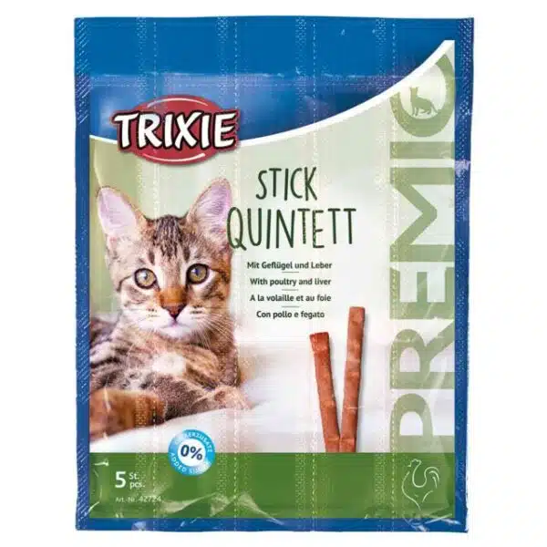 Ласощі Тріксі (Trixie) для кота палички з птицею та печінкою 5 шт купити Дніпро