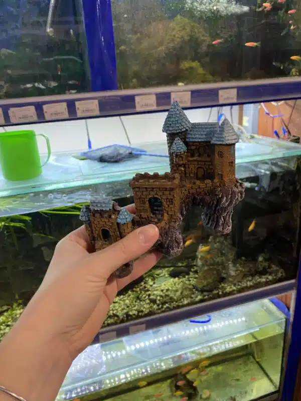 Замок акваріумний,  декорація 20 см купити недорого дніпро