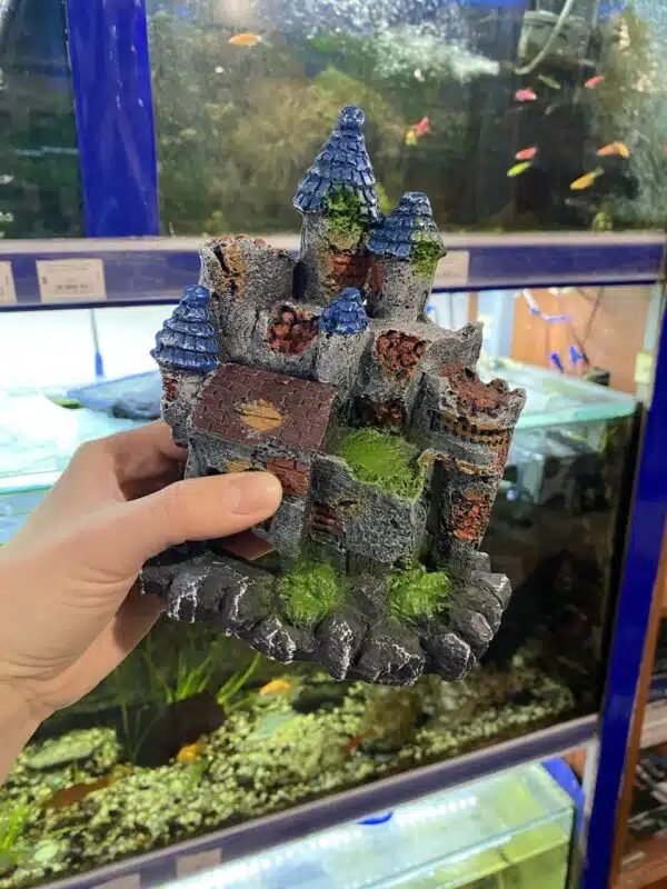 Замок для акваріума, яскравий декор 15,5 см купити недорого дніпро